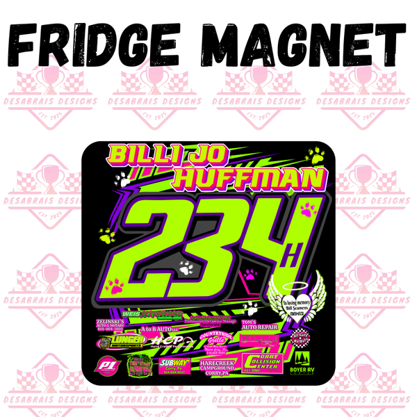 Billi Jo Huffman Fridge Magnet