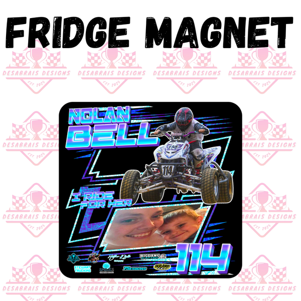 Nolan Bell Fridge Magnet