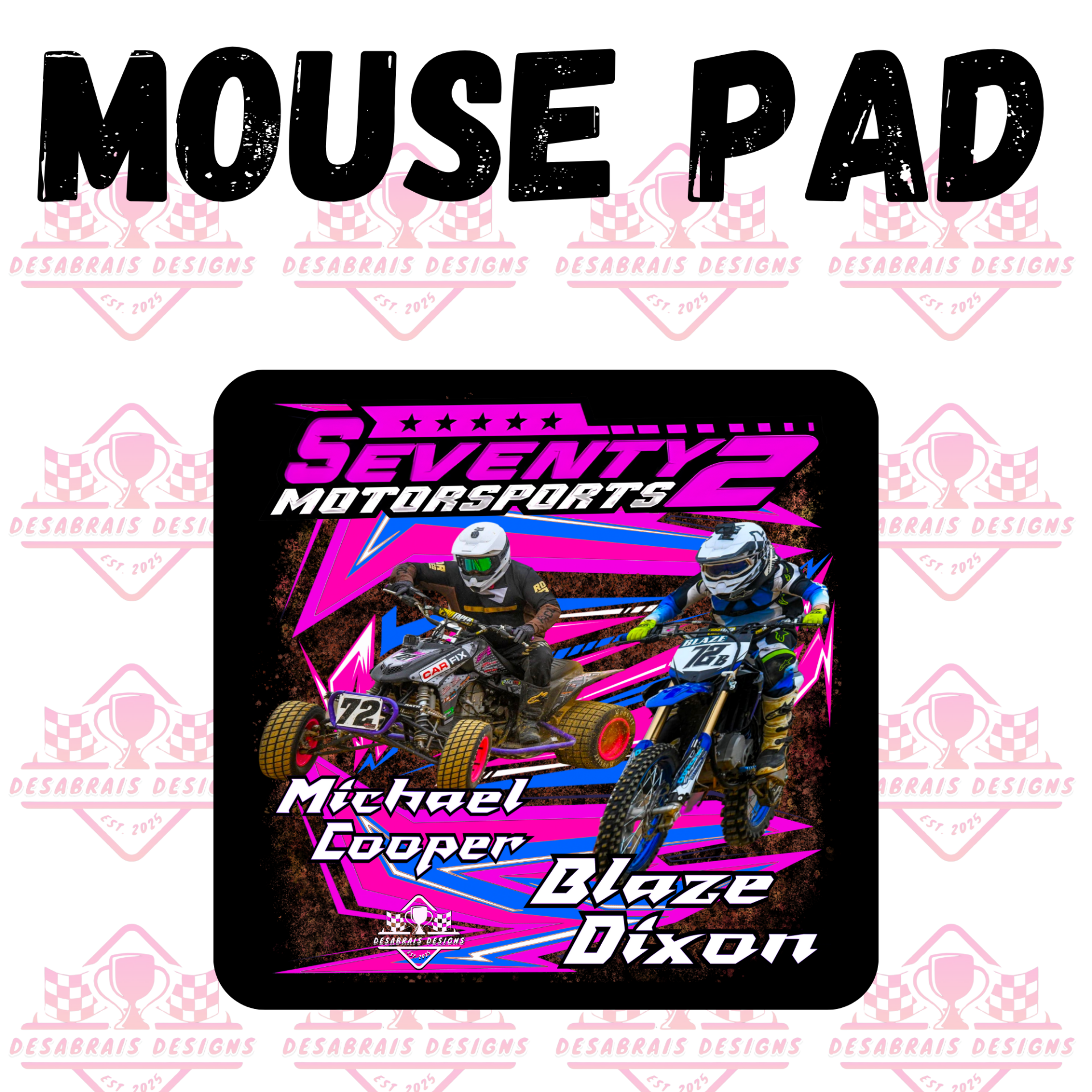Seventy 2 Motorsports Mouse Pad