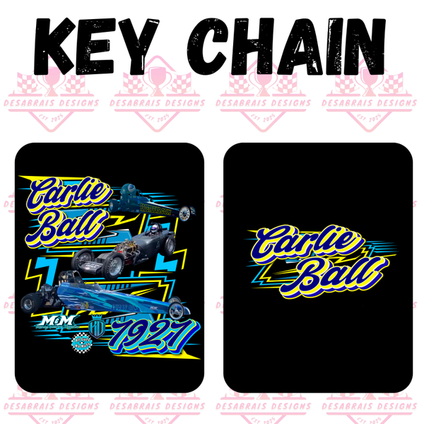 Carlie Ball Key Chain