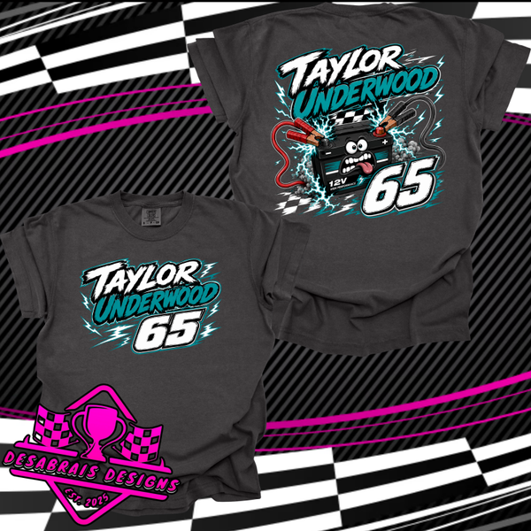 Taylor Exploding Battery Comfort Color Plus Size Tees