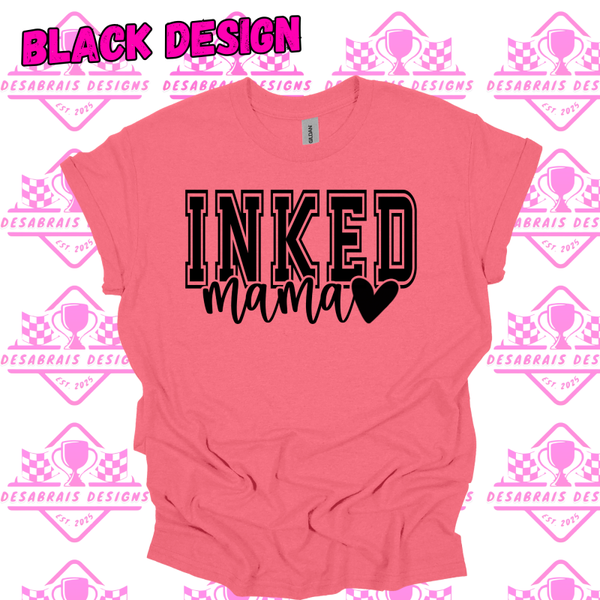 Inked Mama Varsity Plus Size Tee