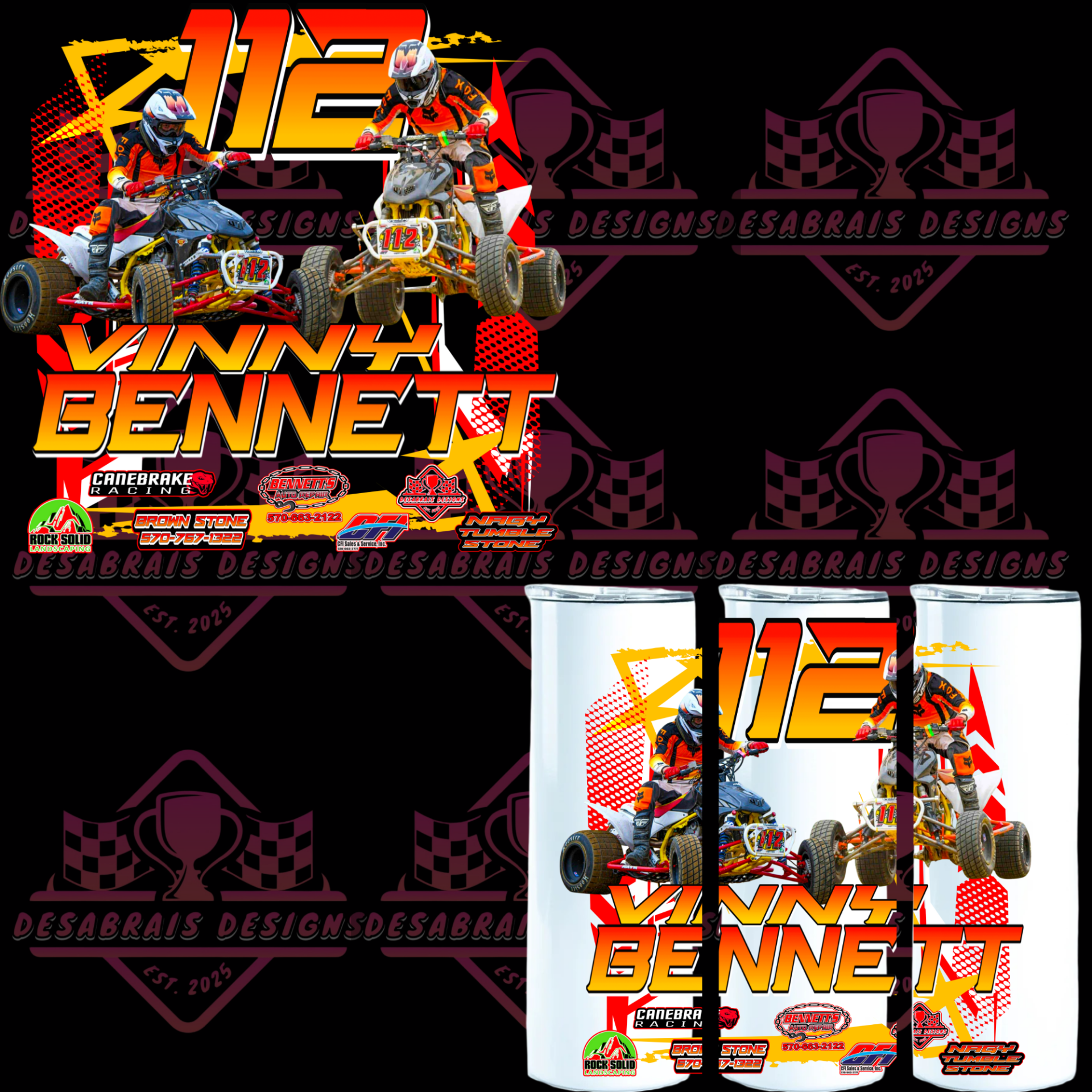 Vinny Bennett Tumblers