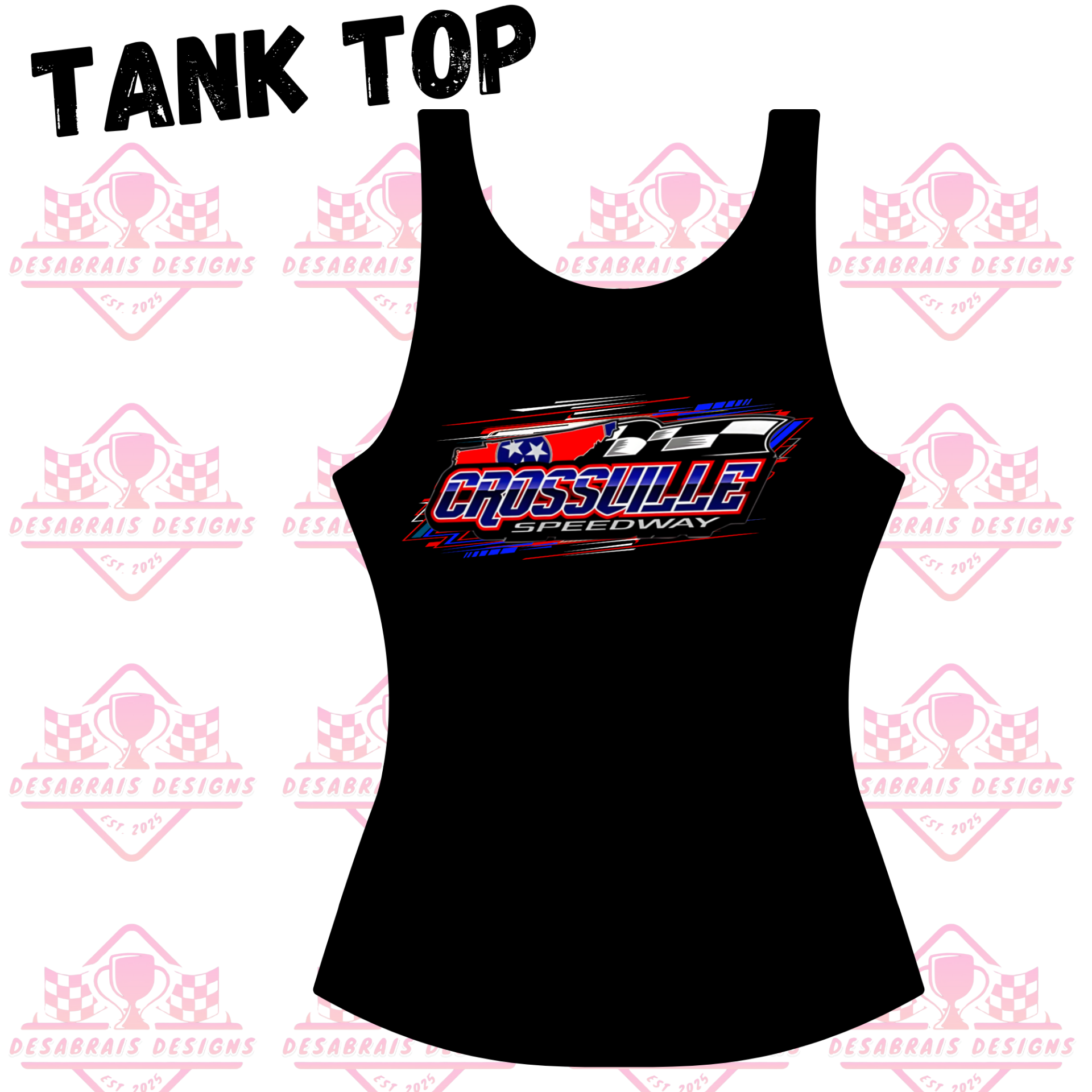 Crossville Speedway Tank Top's