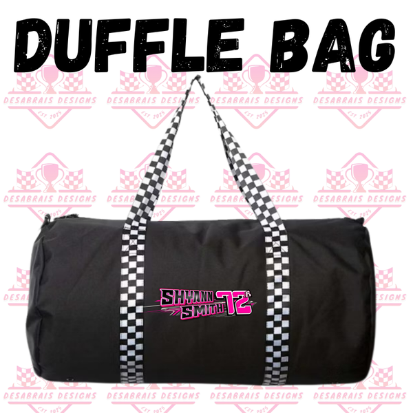 Shyann Smith Checkered Flag Duffel Bag