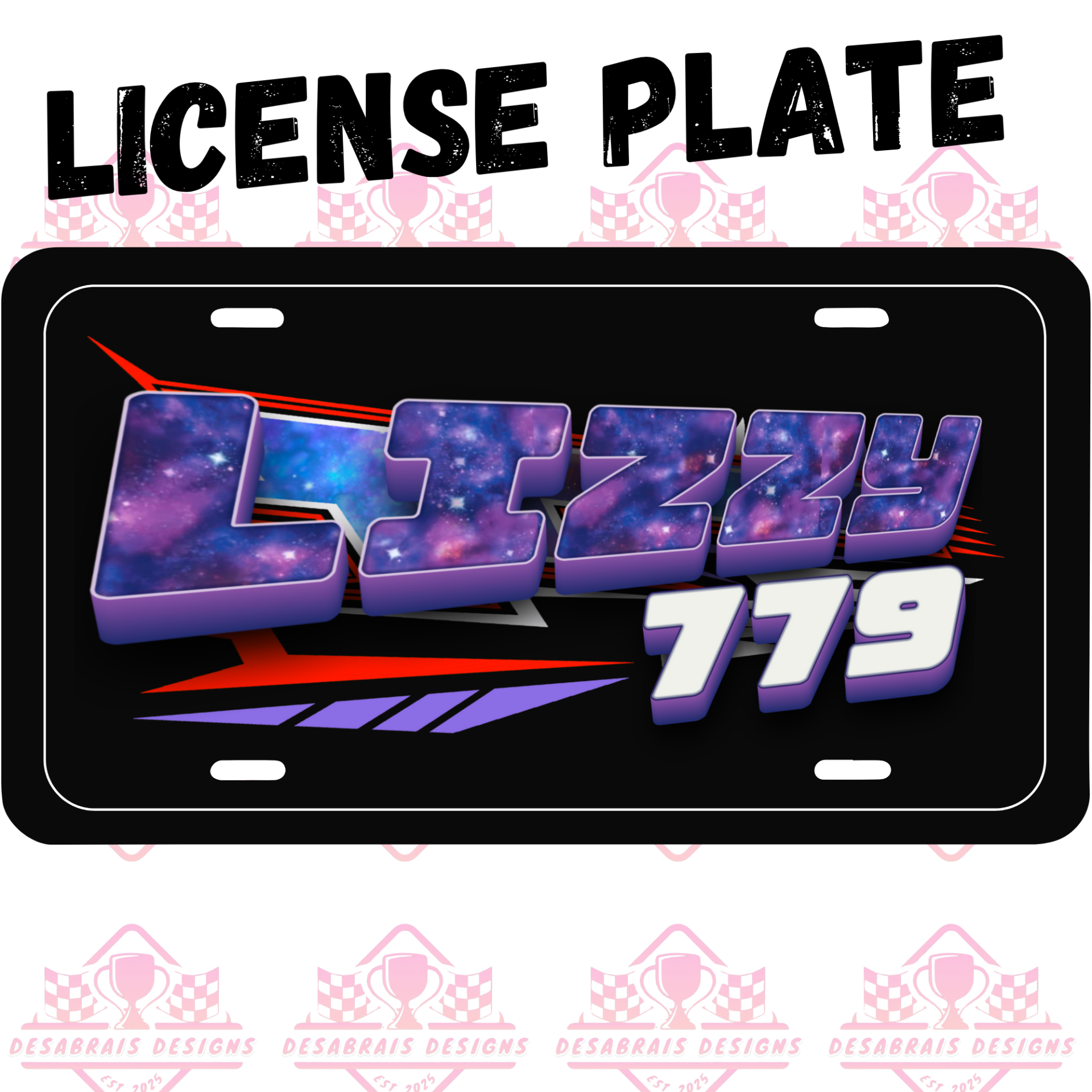 Lizzy MacKenzie License Plate