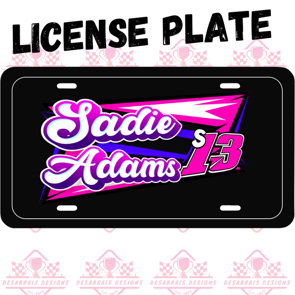 Sadie Adams License Plate