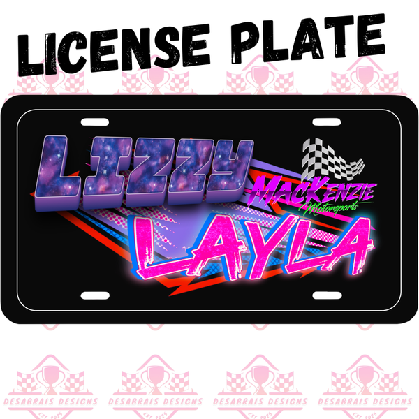 MacKenzie Motorsports License Plate