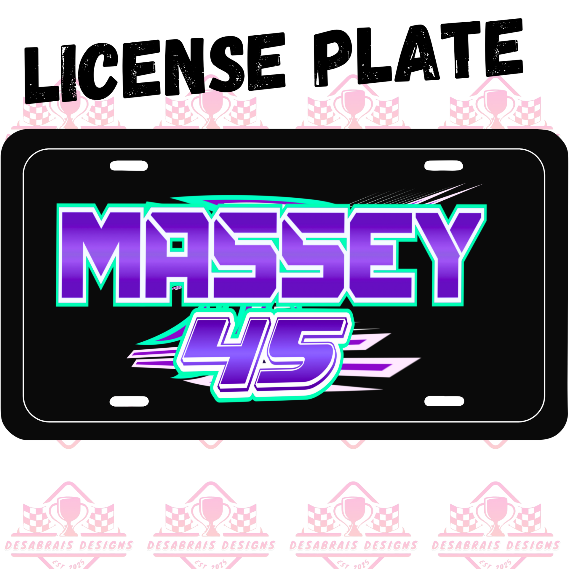 Ryan Massey License Plate
