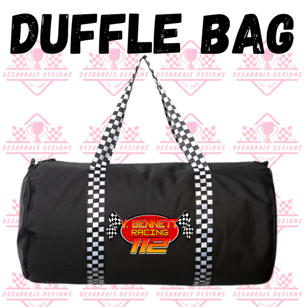 Vinny Bennett Checkered Flag Duffle Bag