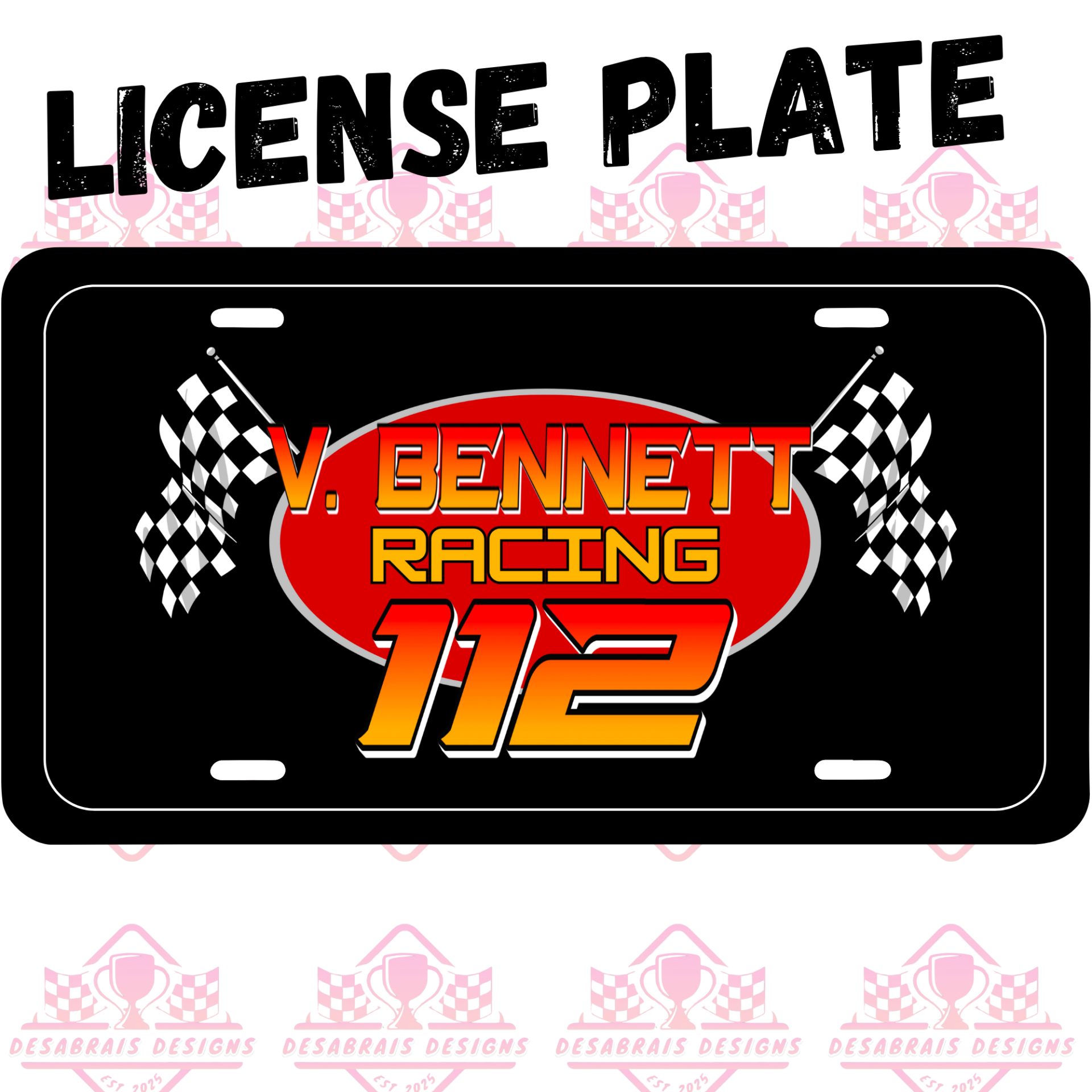 Vinny Bennett License Plate