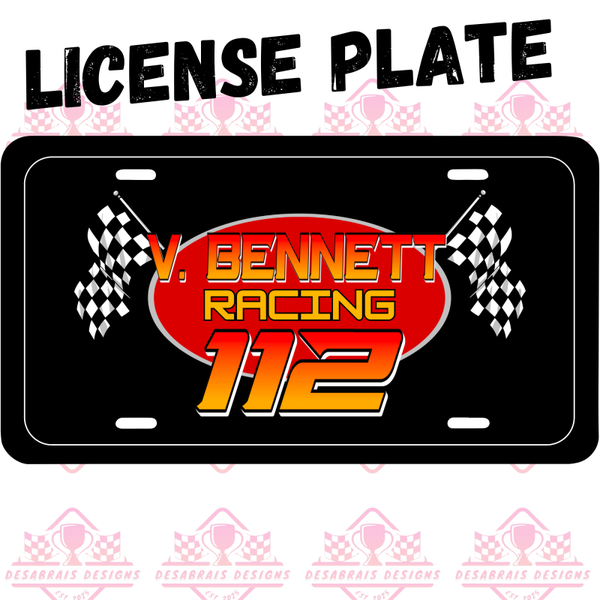 Vinny Bennett License Plate