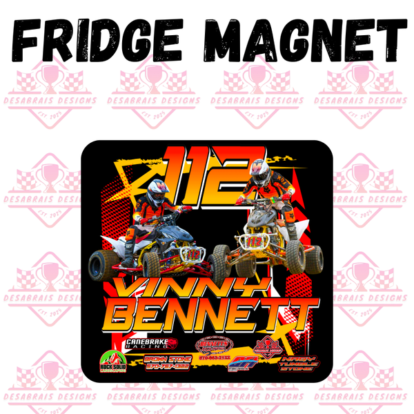 Vinny Bennett Fridge Magnet