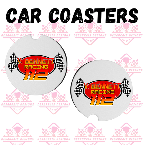 Vinny Bennett Car Coasters