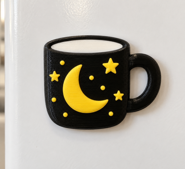 Imán Taza de Noche 3D Personalizado