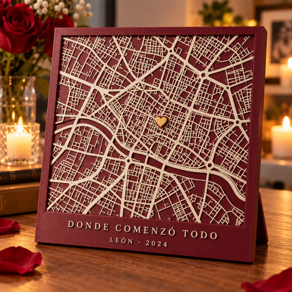 Mapa 3D Personalizado Donde Comenzó Todo