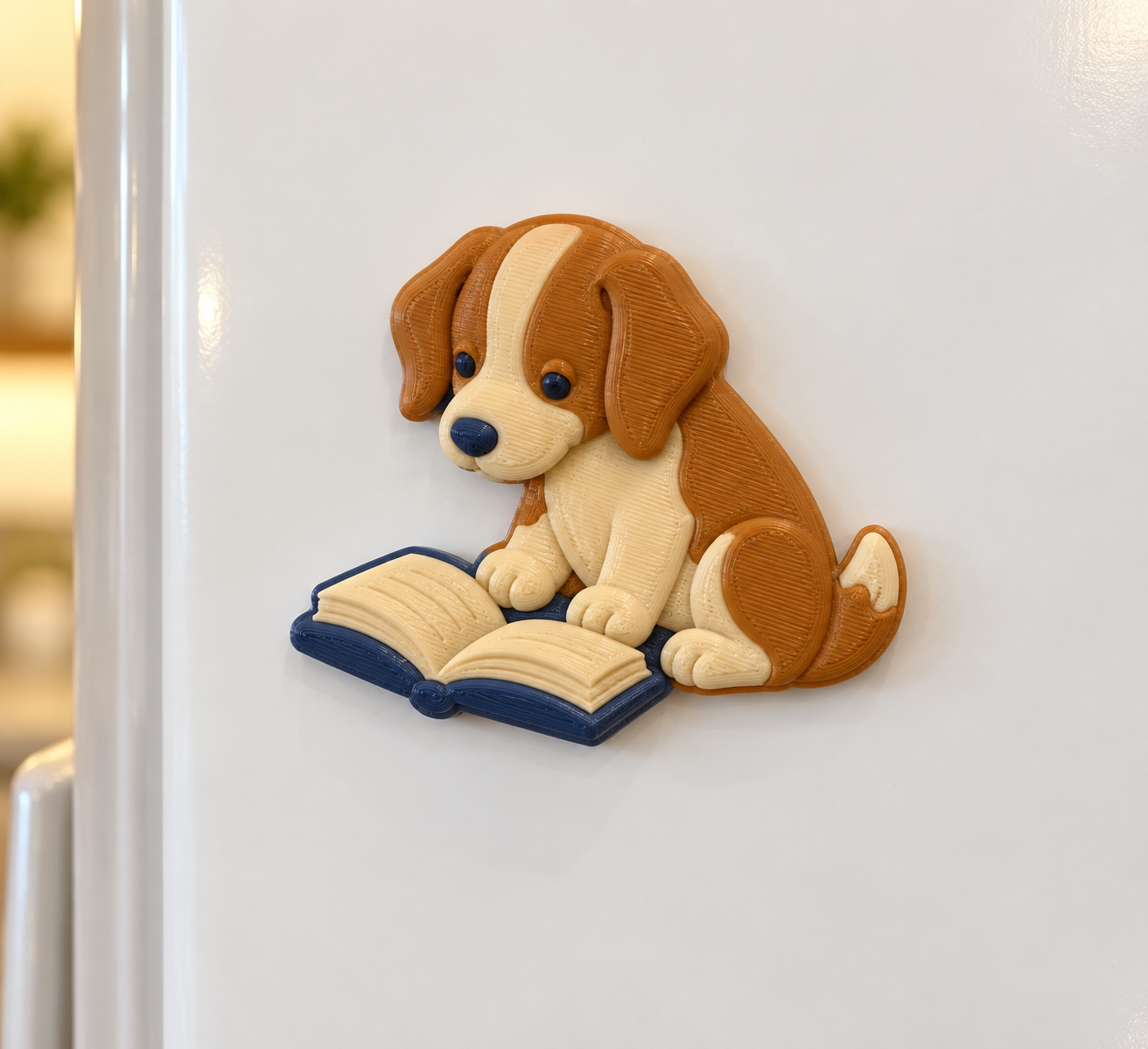 Imán Perro Lector 3D Personalizado