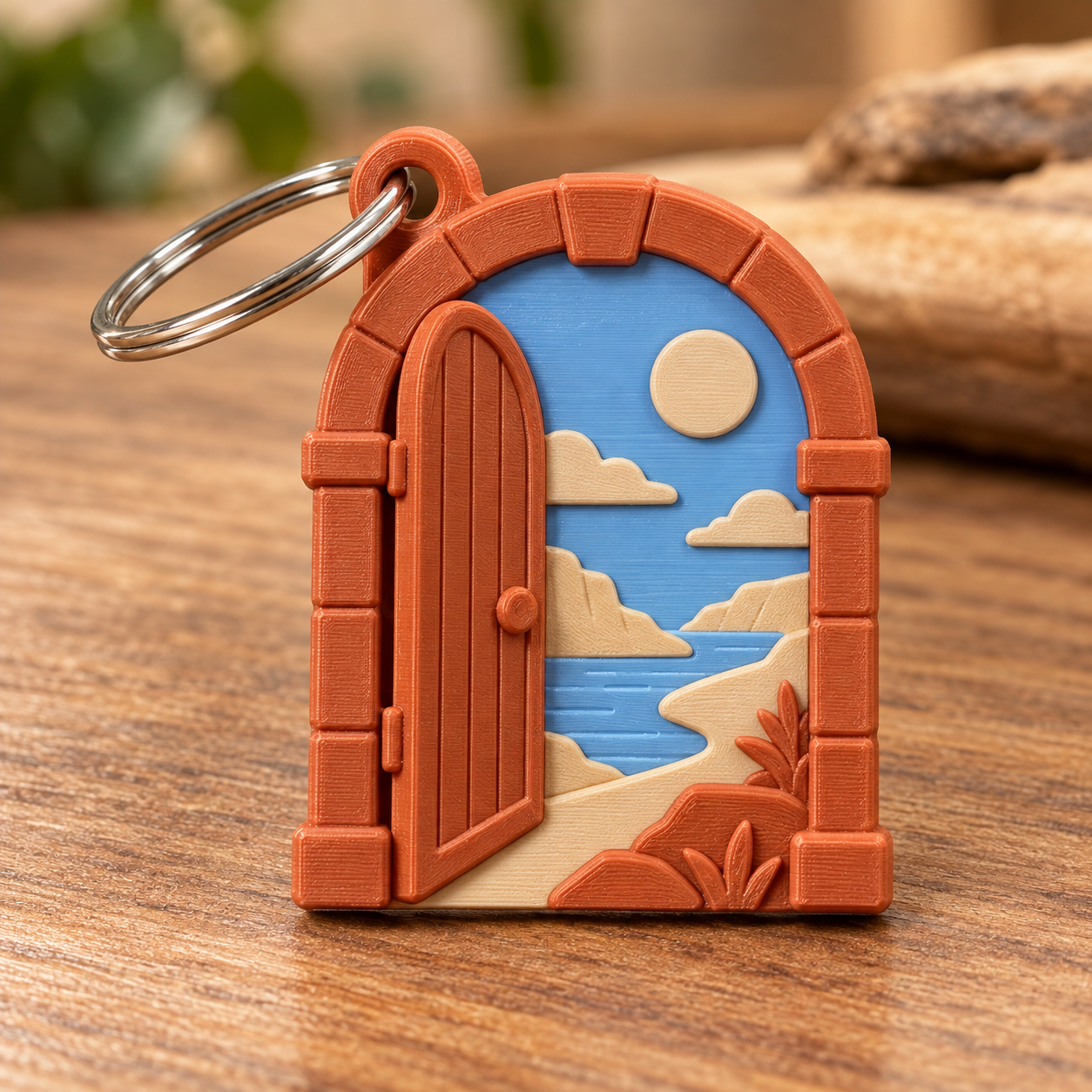 Llavero Puerta Aventura 3D