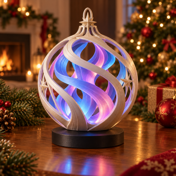 Bola de Aurora Luminosa 3D