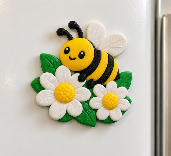 Imán Abeja Jardín 3D Personalizado