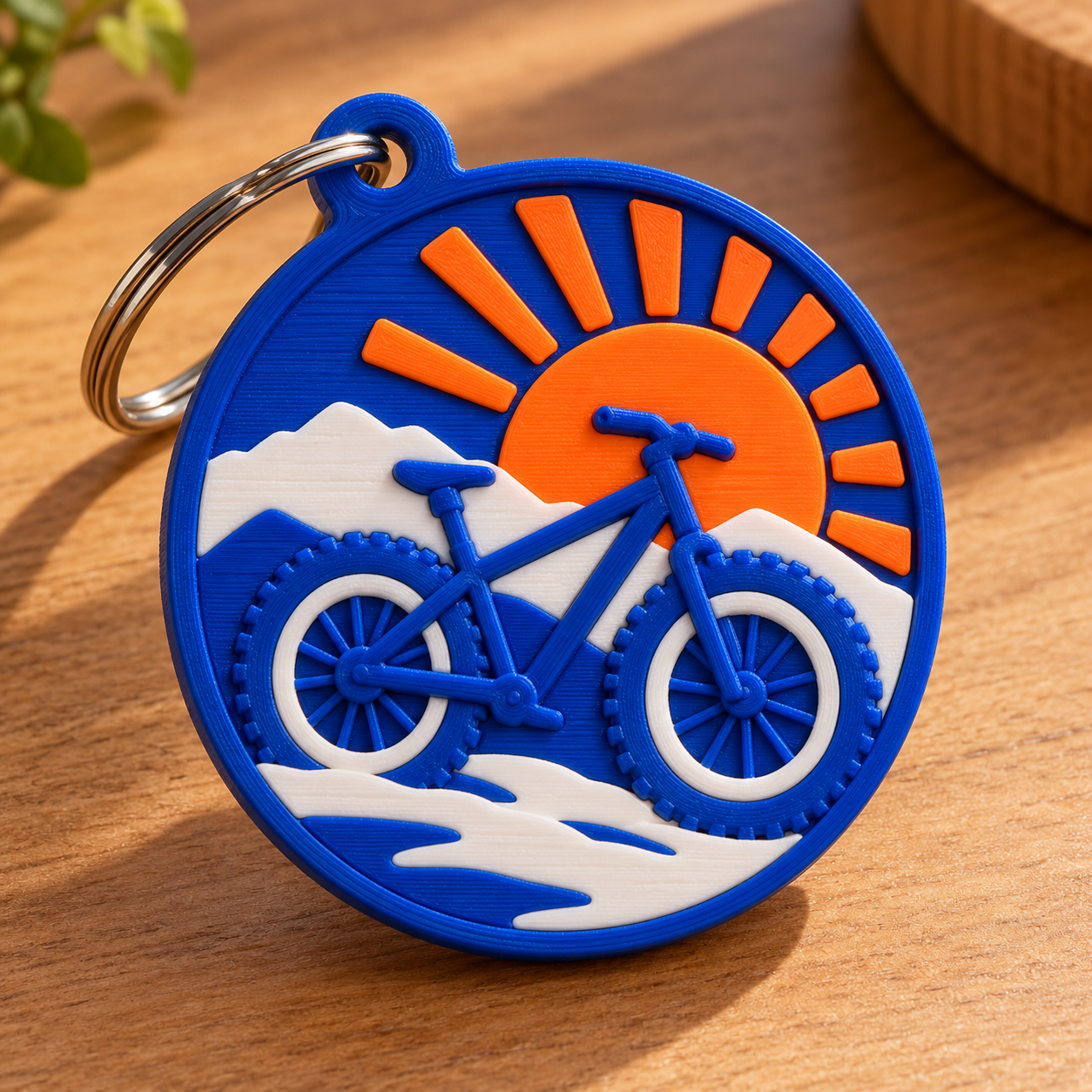 Llavero Bicicleta al Sol 3D
