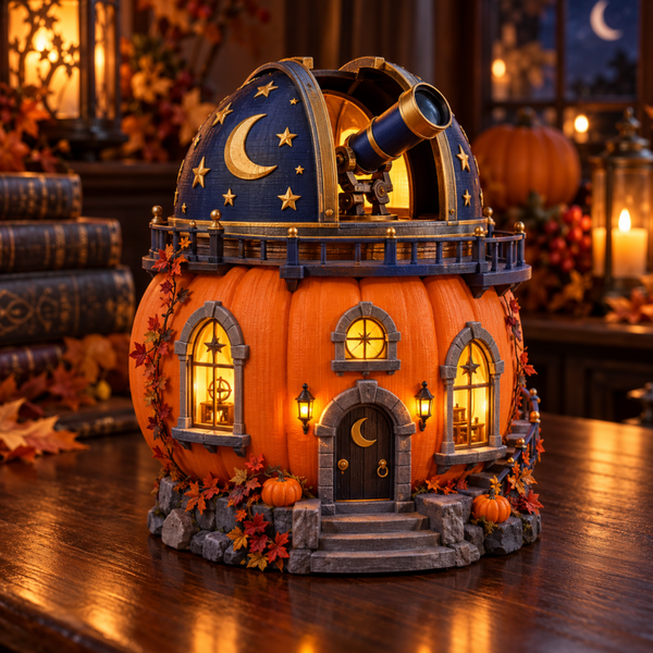 Observatorio de Calabazas Iluminado 3D