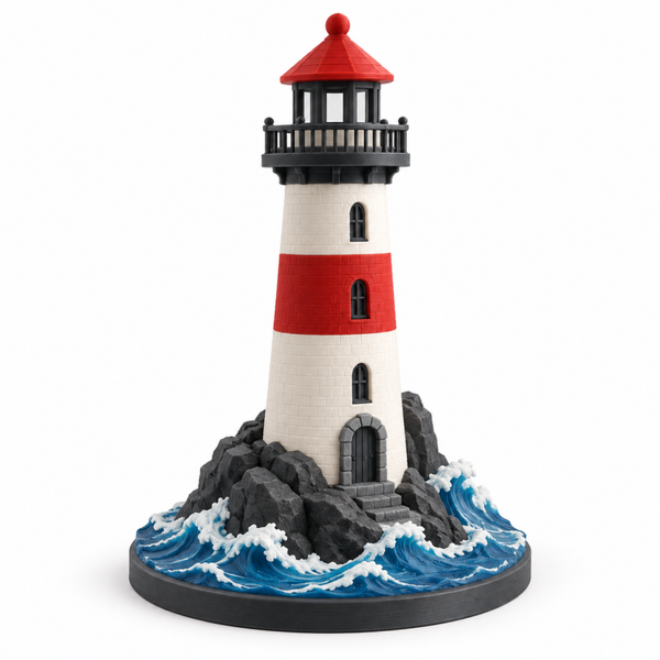 Faro Costero 3D Personalizado