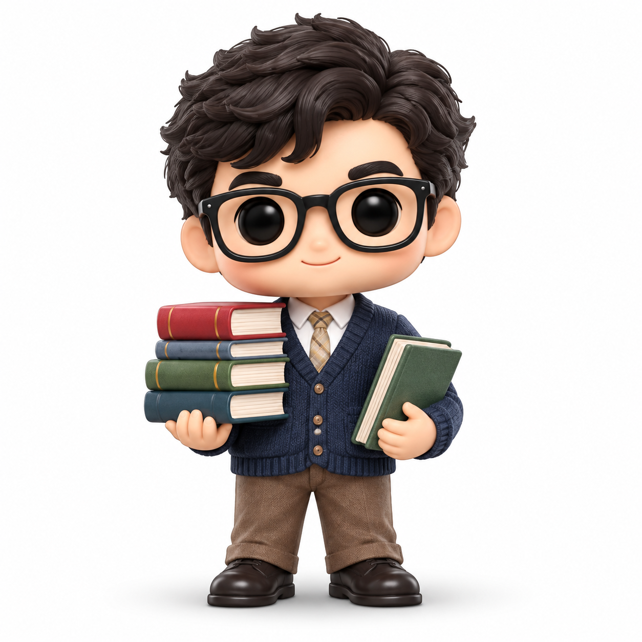 Figura 3D Bibliotecario/a – Hombre o Mujer