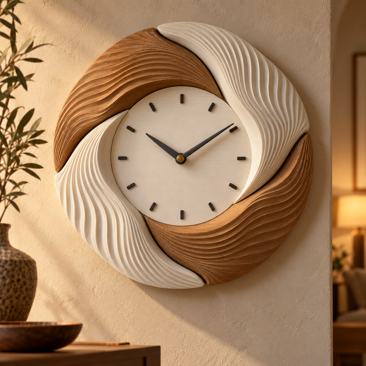 Relojes de pared en impresión 3D