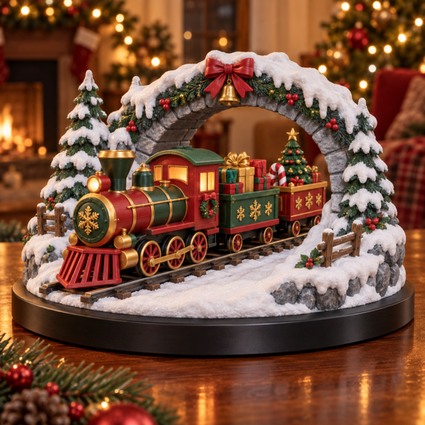 Tren Navideño 3D