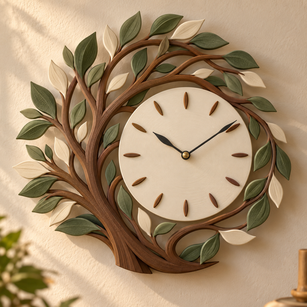 Reloj de Pared Tiempo entre Ramas 3D