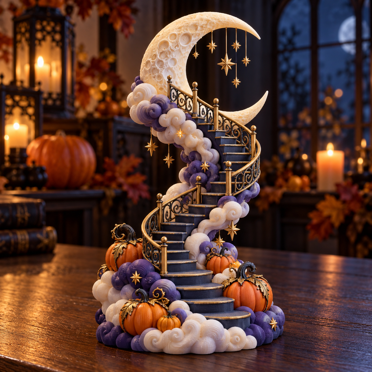 Escalera a la Luna 3D