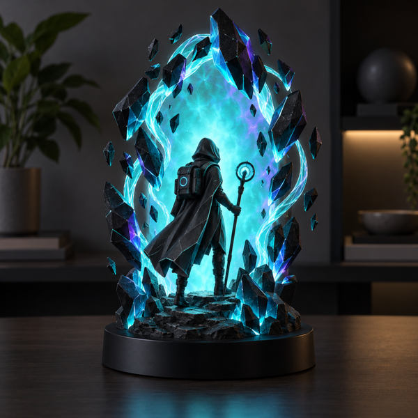 Lámpara 3D Explorador del Portal Astra