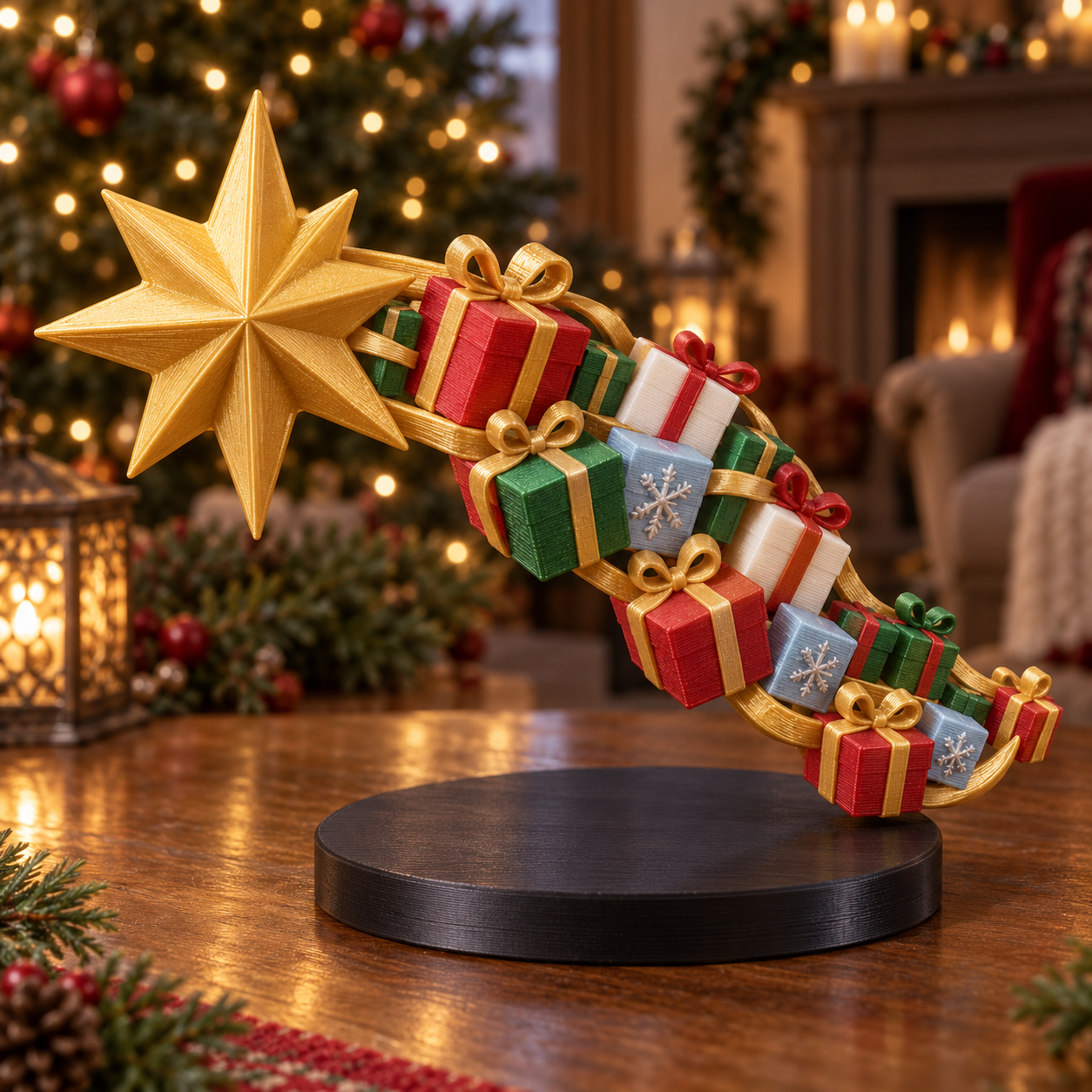 Cometa de los Regalos 3D
