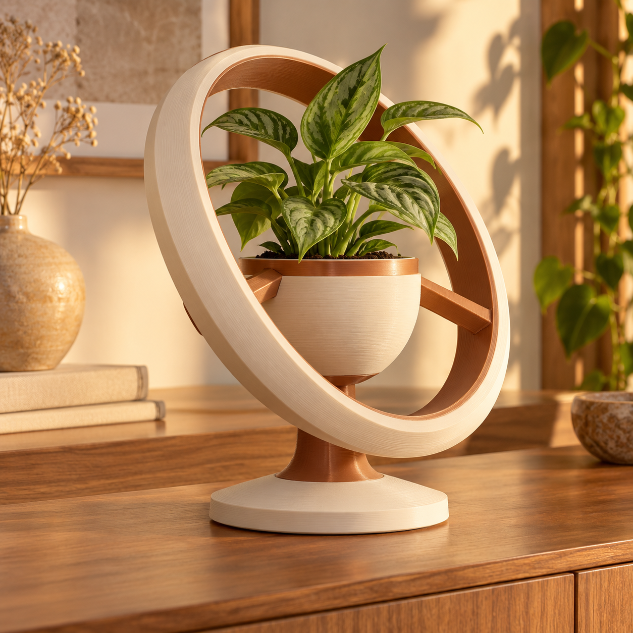 Macetero Órbita 3D Personalizado