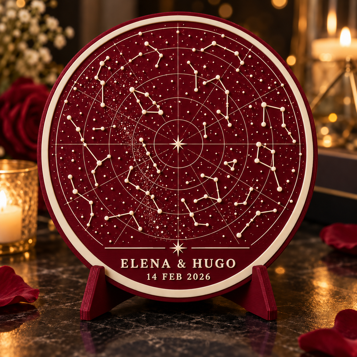 Mapa Estelar Personalizado Nuestra Fecha