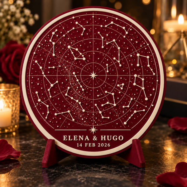 Mapa Estelar Personalizado Nuestra Fecha
