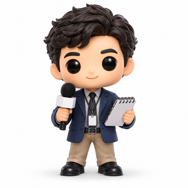 Figura 3D Periodista – Hombre o Mujer