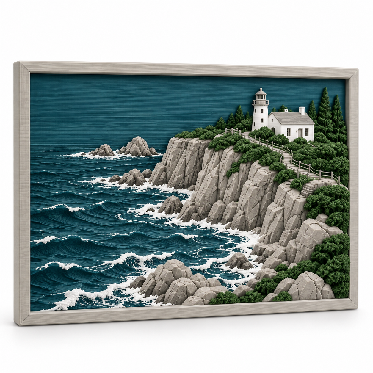 Costa en Relieve 3D Personalizada
