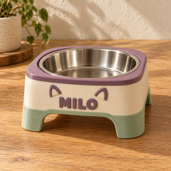 Alzador individual personalizado para gato