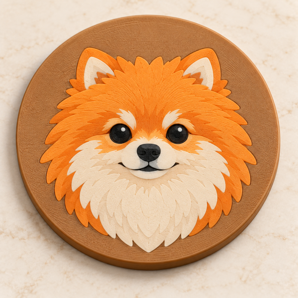 Posavasos Pomerania 3D