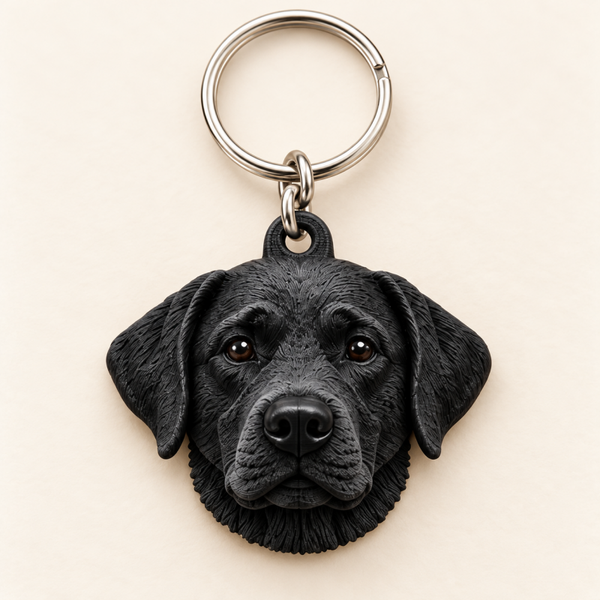 Llavero Labrador 3D
