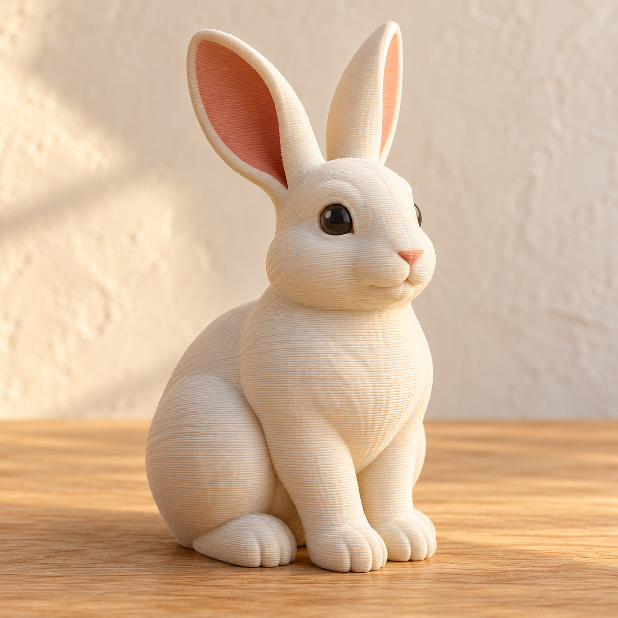 Figura 3D Conejo Curioso