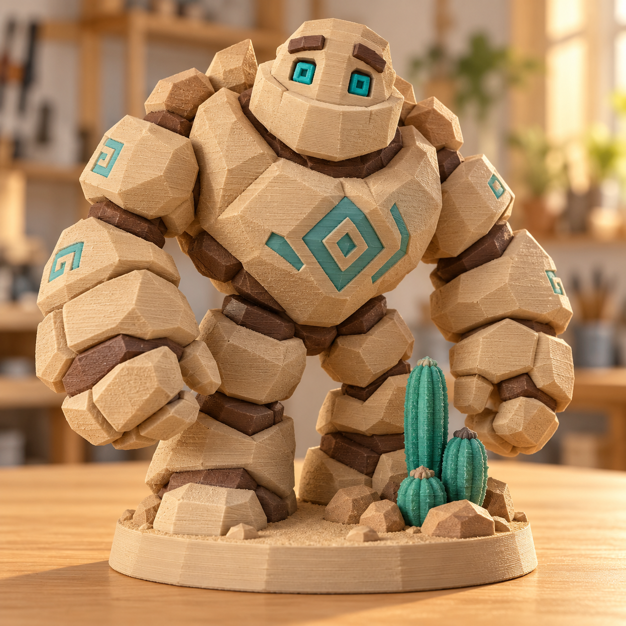Figura 3D Gólem del Desierto