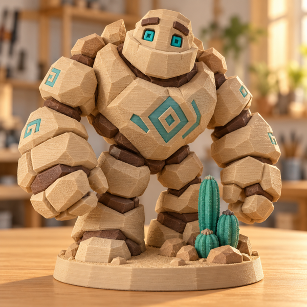 Figura 3D Gólem del Desierto