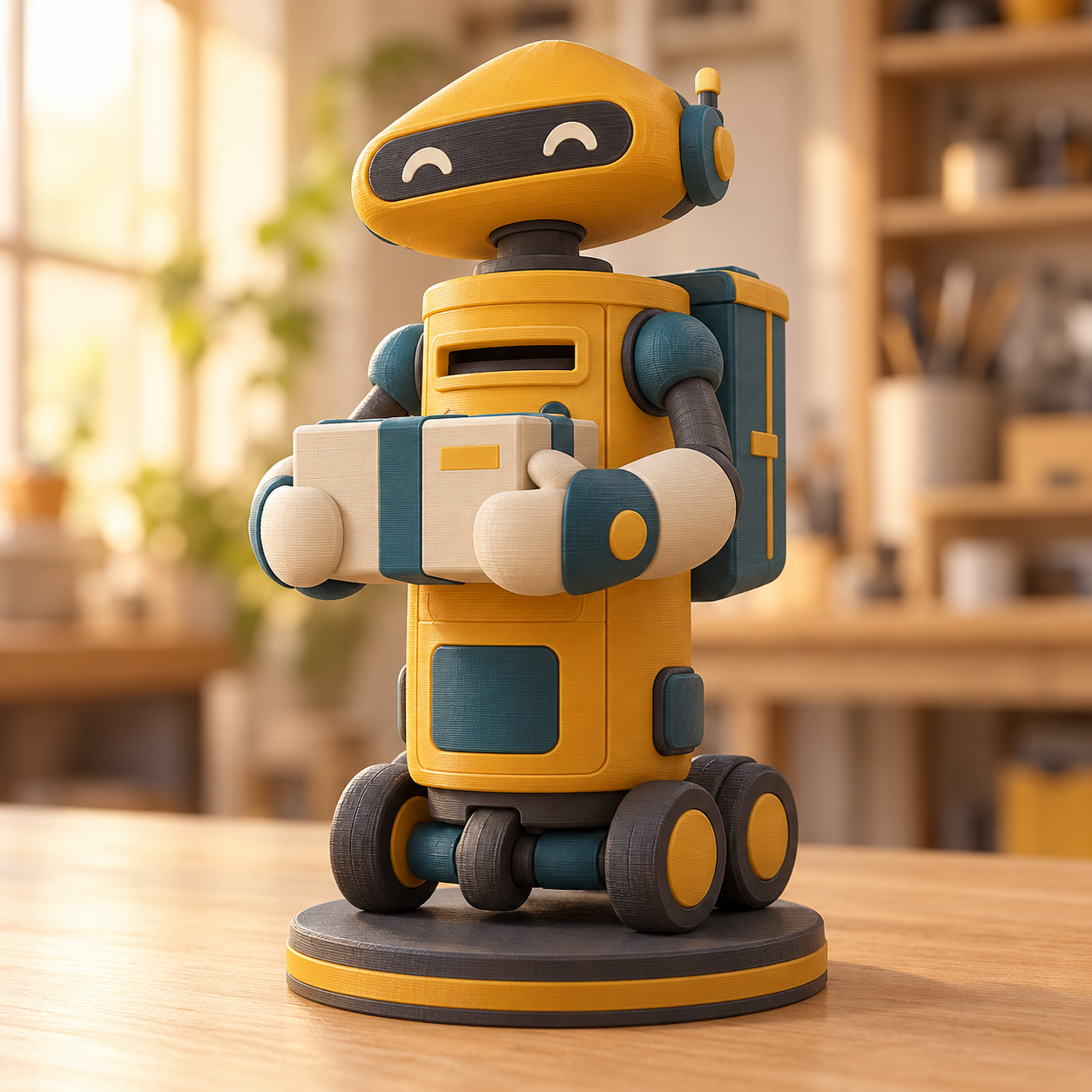 Figura 3D Robot Mensajero
