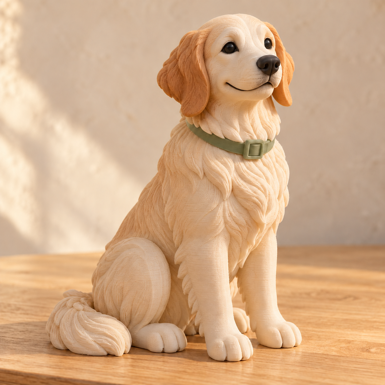 Figura 3D Perro Compañero