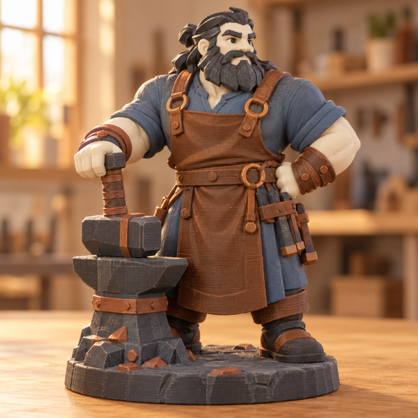 Figura 3D Forjador de Montañas