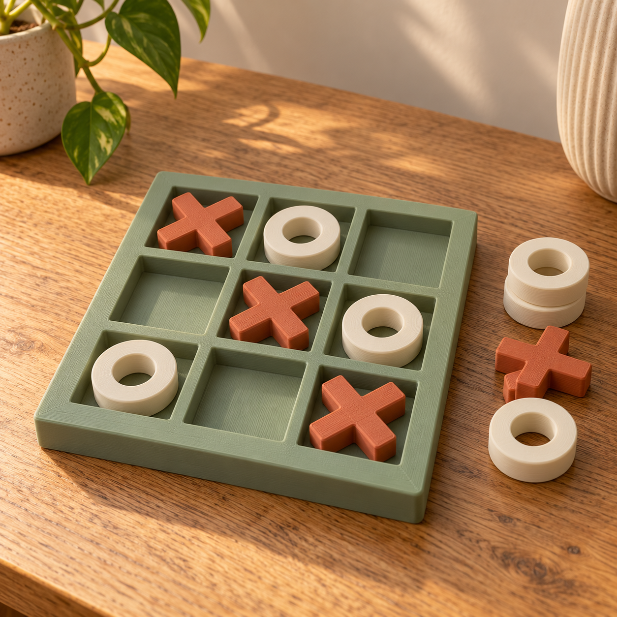 Tres en Raya Jardín 3D