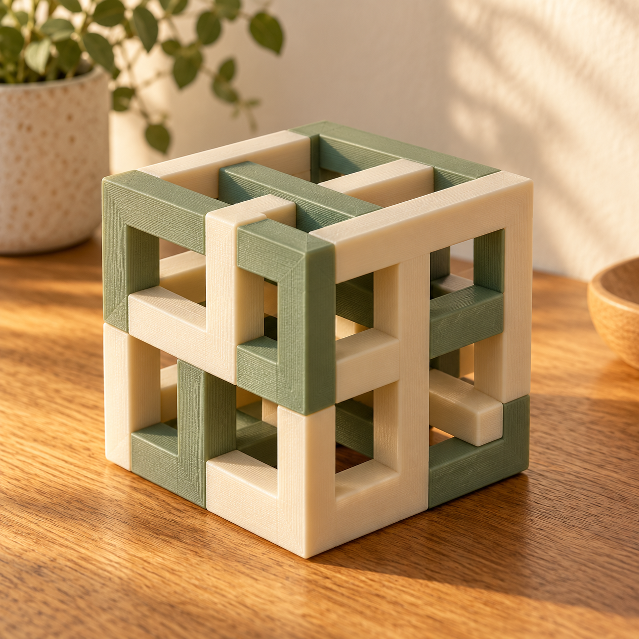 Cubo Entrelazado 3D